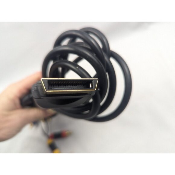 Microsoft XBOX 360 Composite RGB Video Audio Cable Cord With Fiber Optic Input - Picture 9 of 10